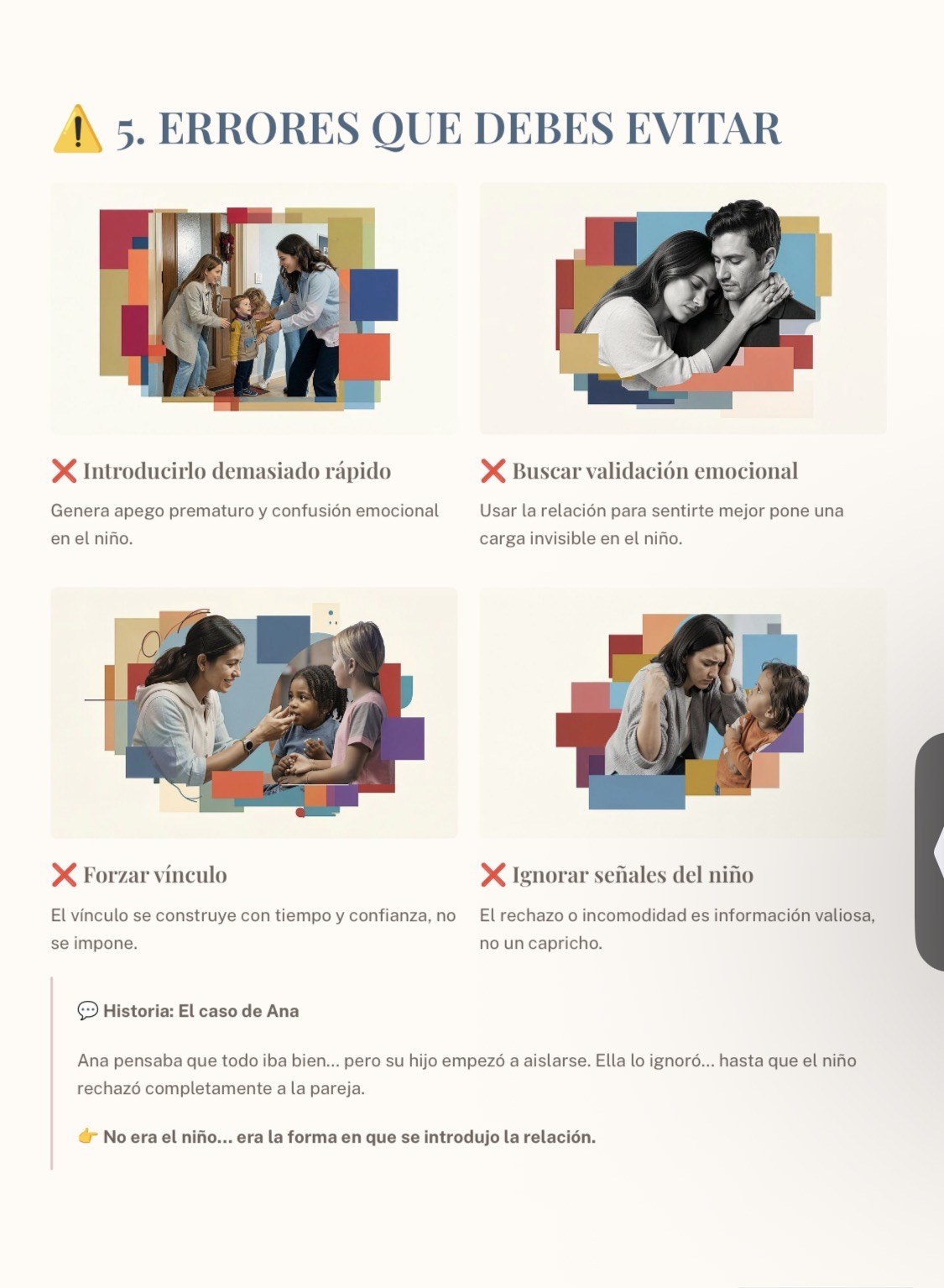 Página interior: errores que debes evitar al presentar una nueva pareja