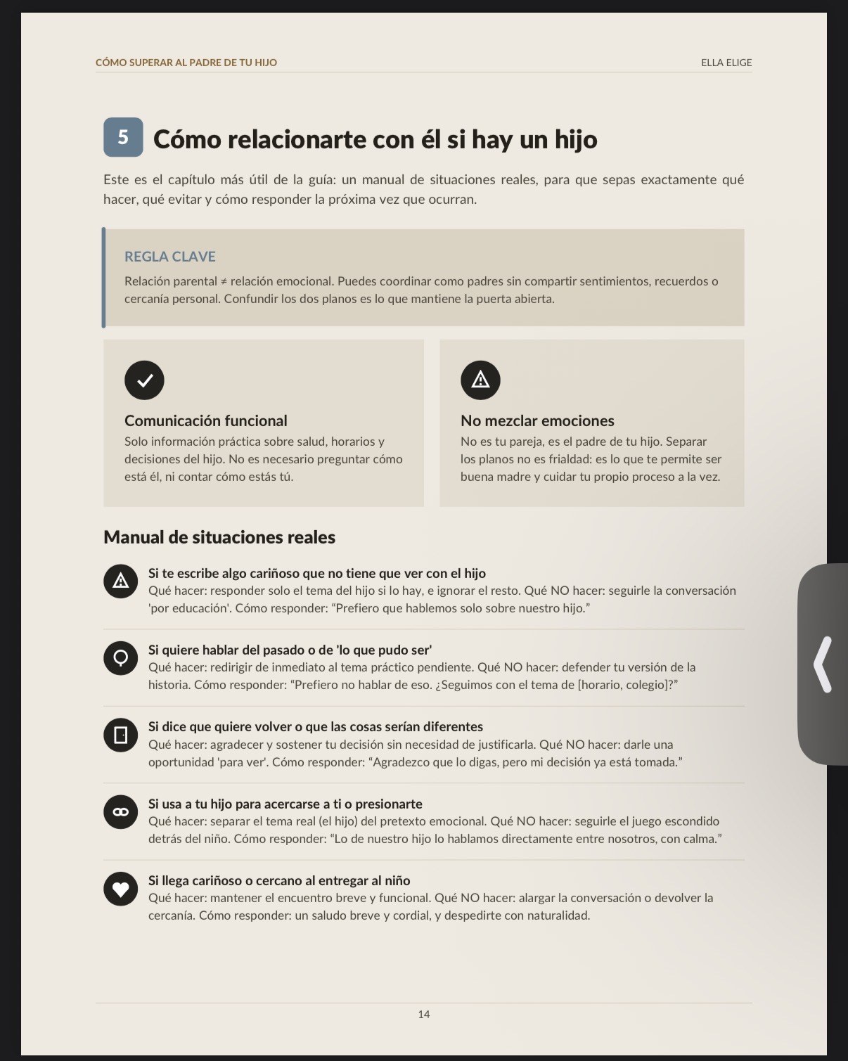 Página interior: cómo presentar una nueva pareja a tu hijo