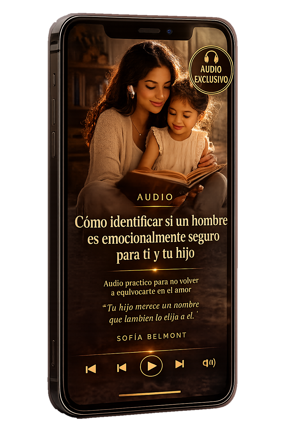 Audio 1: cómo identificar si un hombre es emocionalmente seguro para ti y tu hijo
